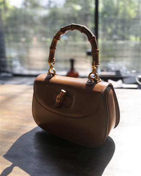 gucci bamboo handle bag review|original Gucci bamboo bag.